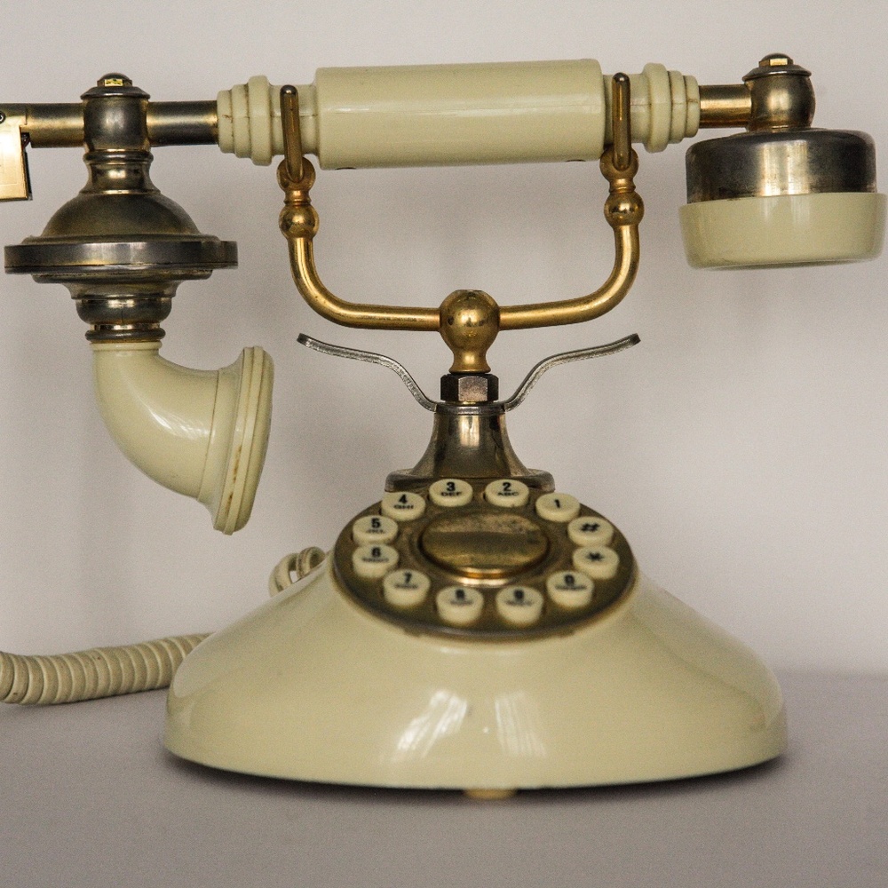 Vintage rotary Phone. Vintage Phone Columbia Telecom